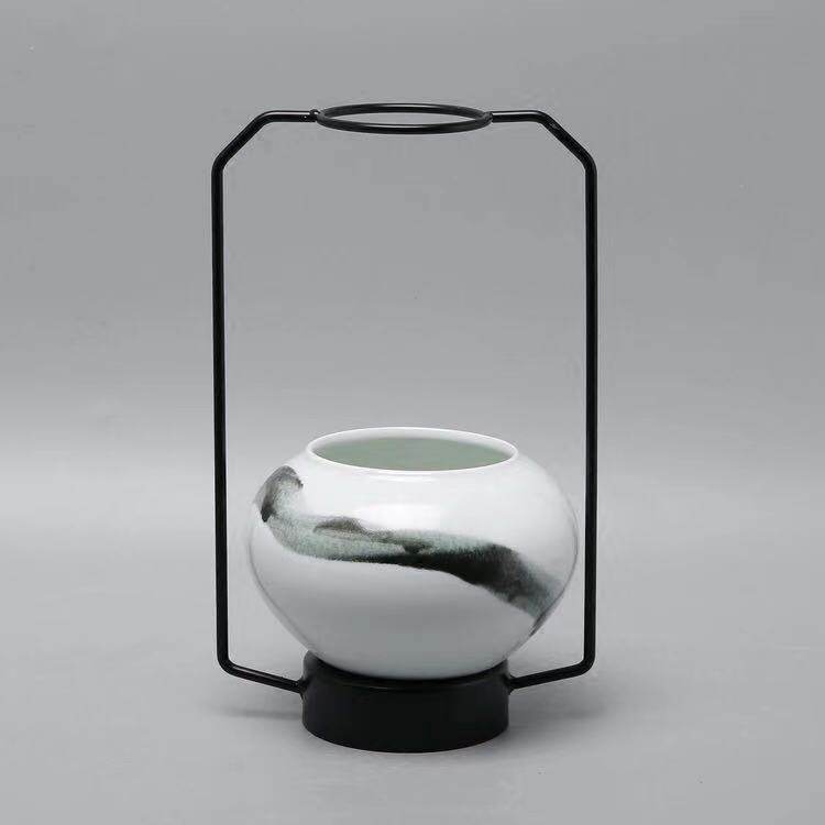 新中式陶瓷花瓶创意台面花盆客厅插花电视柜玄关书房摆件装饰品,橡塑材料及制品,其他塑料制品,淘宝优惠券,粉丝福利购,淘宝优惠卷