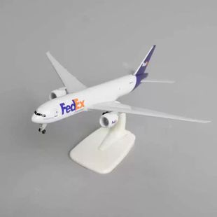 Fedex 飞机模型 B777飞机模型带轮 联邦货机B777 联邦B777货机