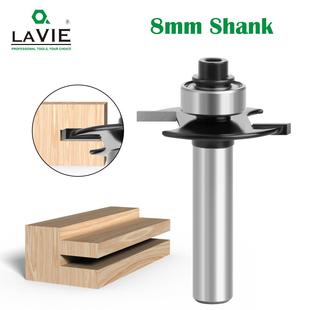 新品 8柄 厂家直销 黑色滚珠T型刀 木工铣刀开槽刀槽口合金刀头