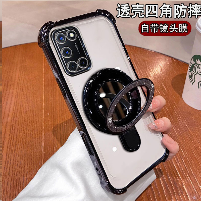 oppoA52手机壳简约透明网红薄