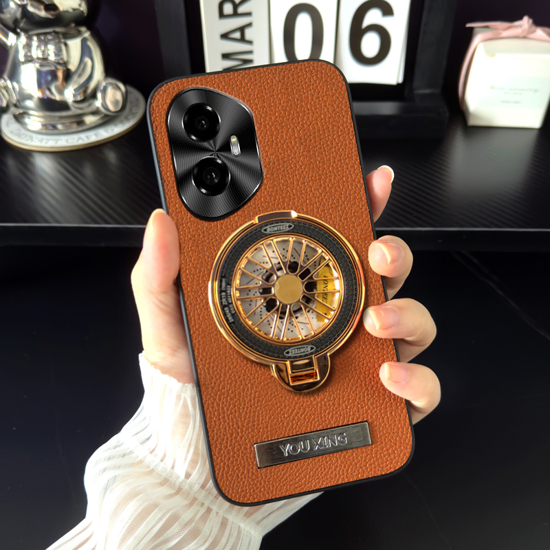 荣耀300硅胶商务后壳陀螺带支架