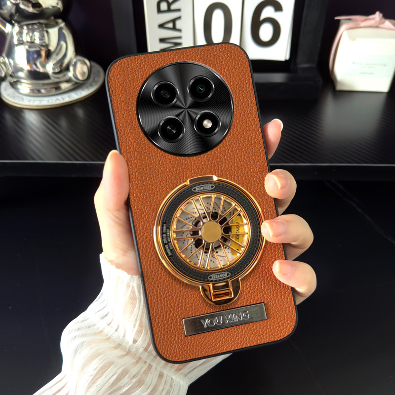 OPPOA2Pro手机壳新款男PJG110曲面屏oppa2pro保护磨砂皮套5g全包防摔金属镜头0pp0网红创意陀螺支架ins高档潮