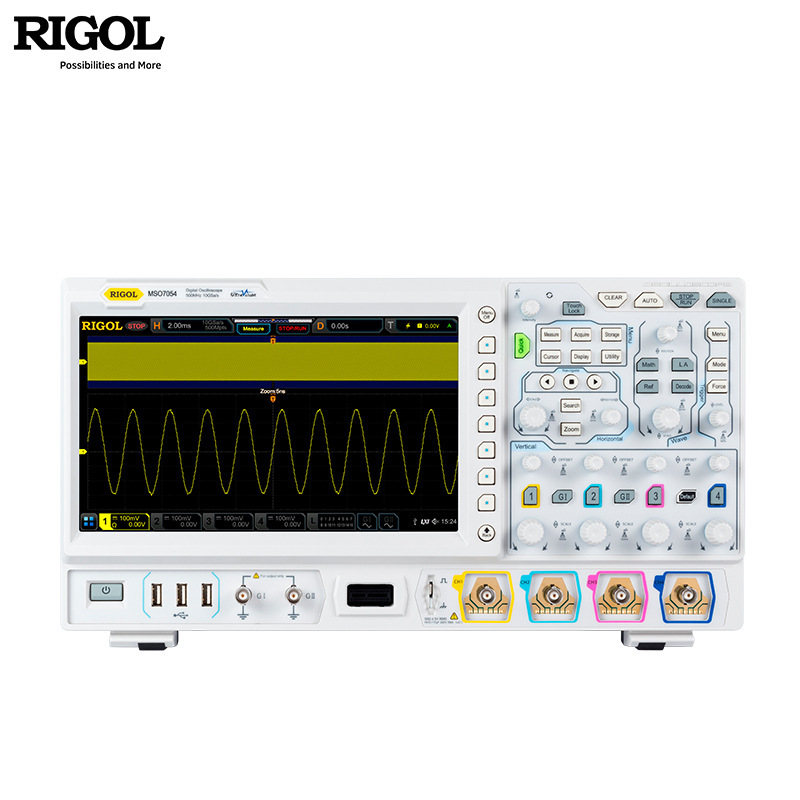 RIGOL普源500M数字示波器MSO7014/7024/7034/7054 16通道逻辑分析