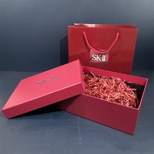 极速sk2礼盒g包装空盒子skii神仙水套装空礼盒小灯泡手提袋礼袋sk