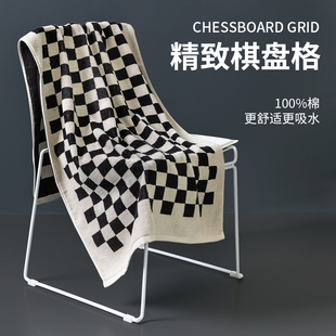一对2023新款 浴巾女纯棉家用洗澡吸水不t掉毛情侣款 全棉网红可裹