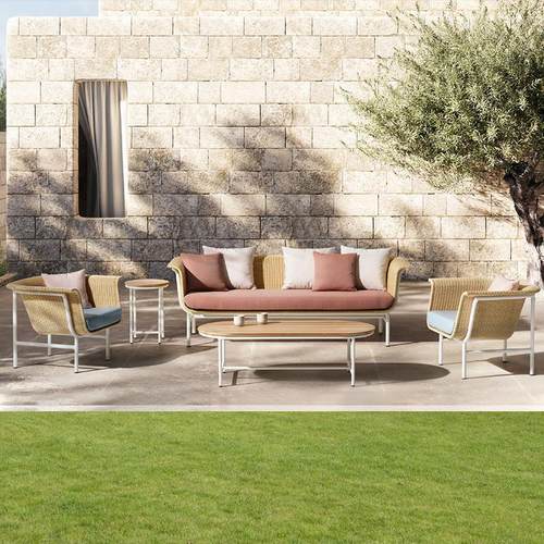 定制户外发庭花园沙民宿室外藤编沙发阳露光房兰斯沙发院露台天户