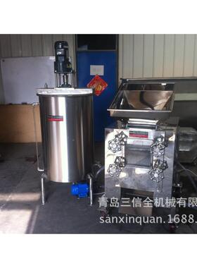 双层石滚磨式米机韩压年糕设备滤年糕机械小型磨设备172粉细致产