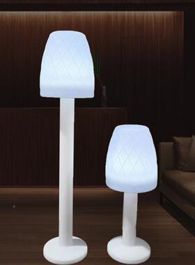 led轻奢卧室立落地灯内客厅式床头发户光1灯柱外室景观花园大台灯