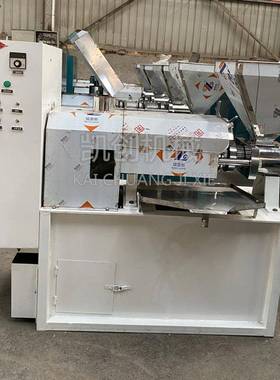 自RJU厂家直销全花动螺旋榨油机生菜籽多功能机压榨亚麻胡麻籽榨