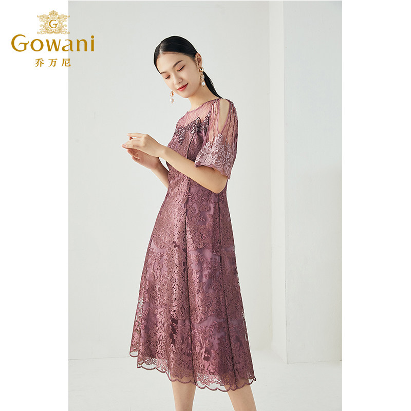 优雅精致绣花长裙Gowani/乔万尼