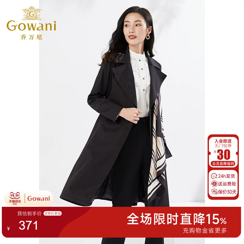 商场中长款风衣乔万尼
