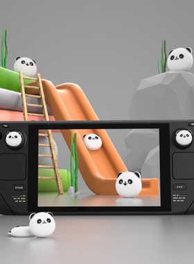 PlayVital派唯酱适用于Steam Deck卡通摇杆帽硅胶防滑掌机装饰