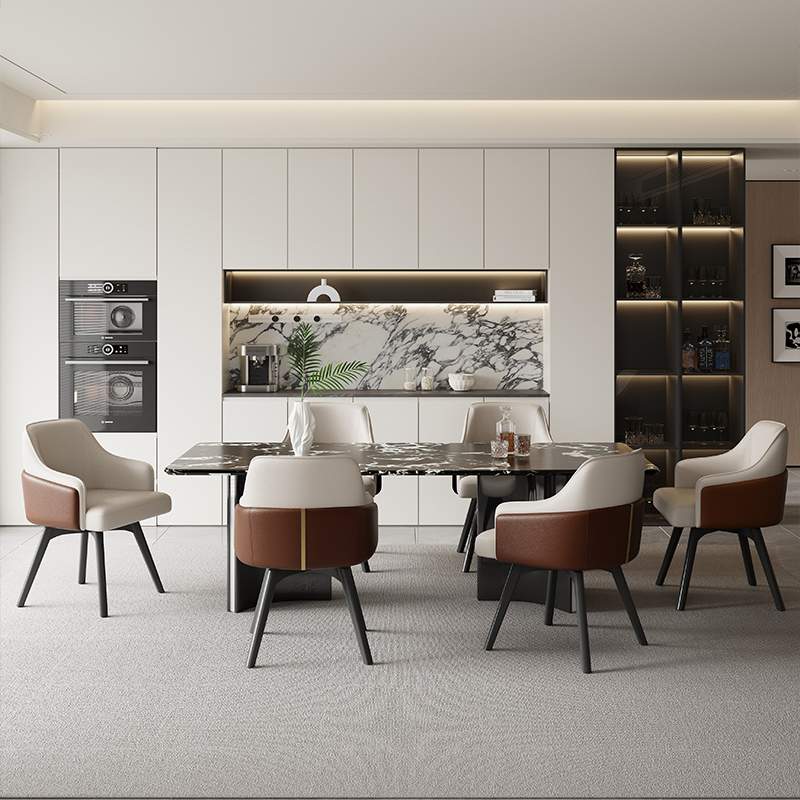 家用餐椅可旋转餐桌岛台椅酒店售楼处简约接待洽谈椅梳妆台化妆椅