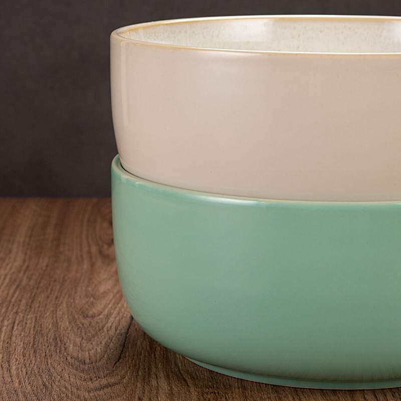 玉泉陶瓷工厂直销汤碗大号家用加厚陶瓷面碗深碗大容量汤碗餐厅碗