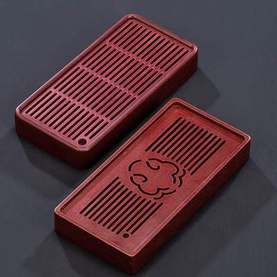 电木茶盘储水式小茶盘德国电木家用简约茶托盘茶台盛水蓄水盘