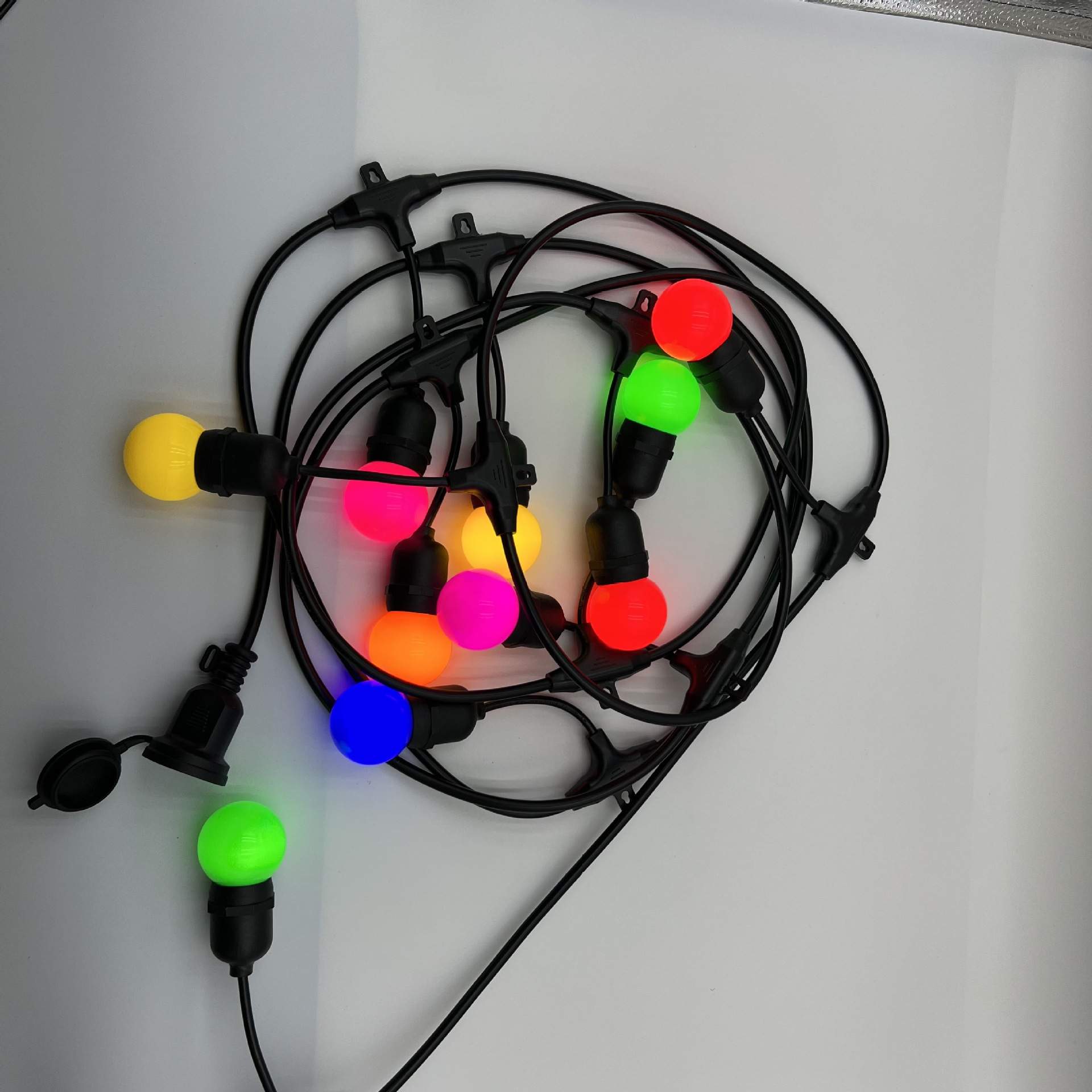 彩色小串灯LED户外防水彩灯户外防水串灯节日灯串庭院防水彩灯串