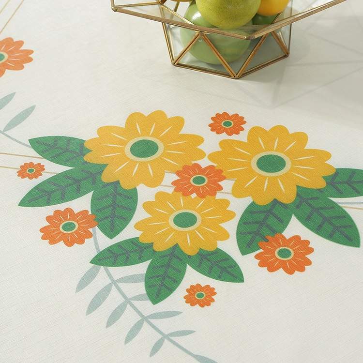 圆桌子桌垫餐桌布防水防油免洗pvc圆形塑料台布欧式布艺家用