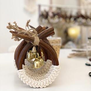 韩国入口门铃风铃简单的墙壁装饰手工藤卧室挂件祝福礼物