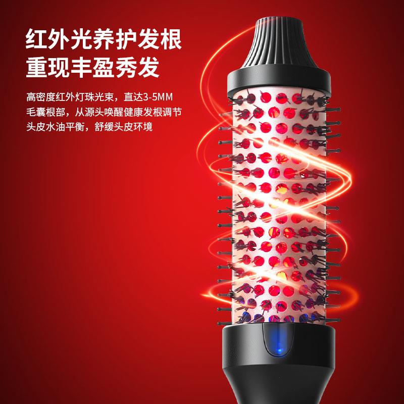 跨境卷发梳负离子直发梳刘海高颅顶卷发棒加热梳造型梳32MM卷发器