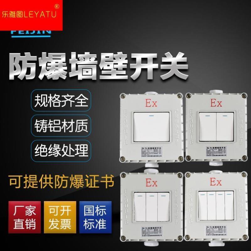 防爆墙壁开关220V10A明装暗装86型单联双联三联双控翘板照明开关