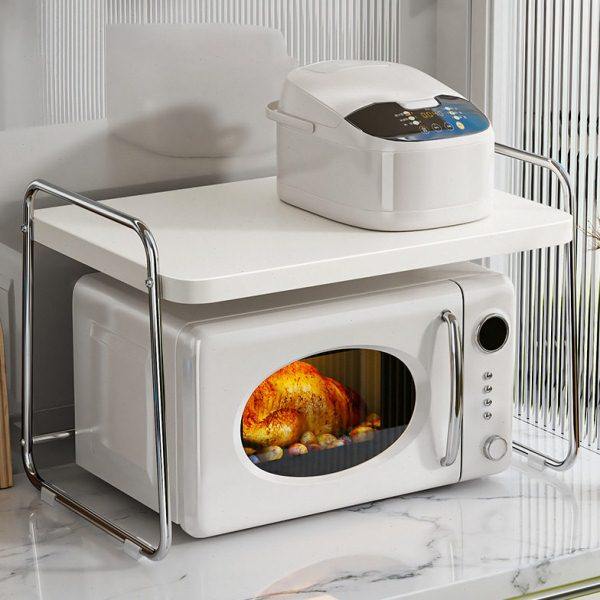 不锈钢微波炉置物架厨房电饭锅锅具煲烤箱层架一体专用台面支架子,厨房/烹饪用具,微波炉置物架,淘宝优惠券,粉丝福利购,淘宝优惠卷