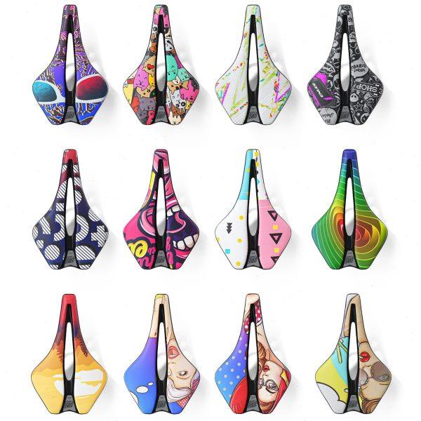 自行车坐垫山地公路车坐垫超轻EVA缓冲舒适镂空鞍座 车座骑行装备