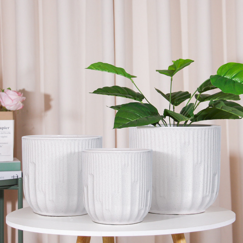 欧式白色陶瓷花盆大口径绿萝兰花多肉植物盆栽轻奢高级感桌面花瓶,家居饰品,花盆,淘宝优惠券,粉丝福利购,淘宝优惠卷