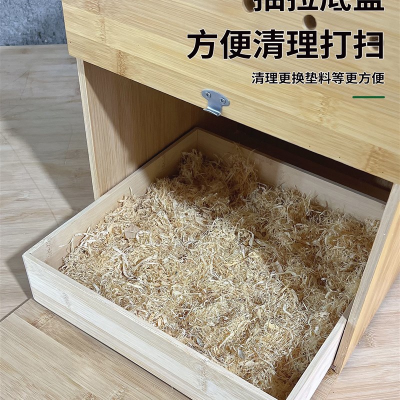 鹦鹉楠竹繁殖箱竖式家用牡丹玄凤小太阳专用孵化箱挂钩鸟窝带抽屉
