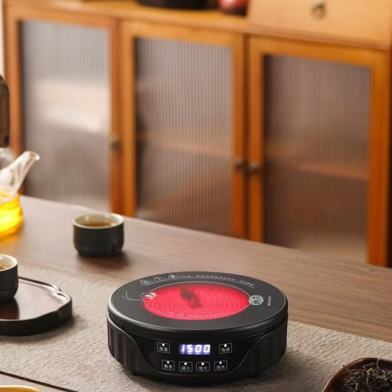 电陶炉茶炉Q19全玻围炉煮茶炉罐罐茶家用室内小型煮茶电陶养生炉