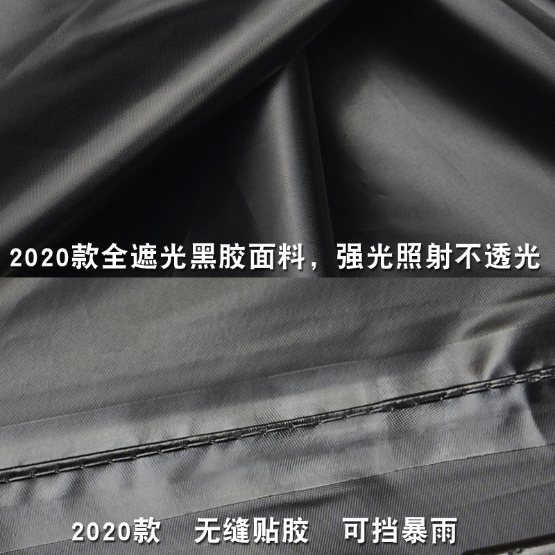 钓鱼伞防暴雨大钓伞2米双层万向超轻折叠2.4米2.2 防晒伞加厚黑胶