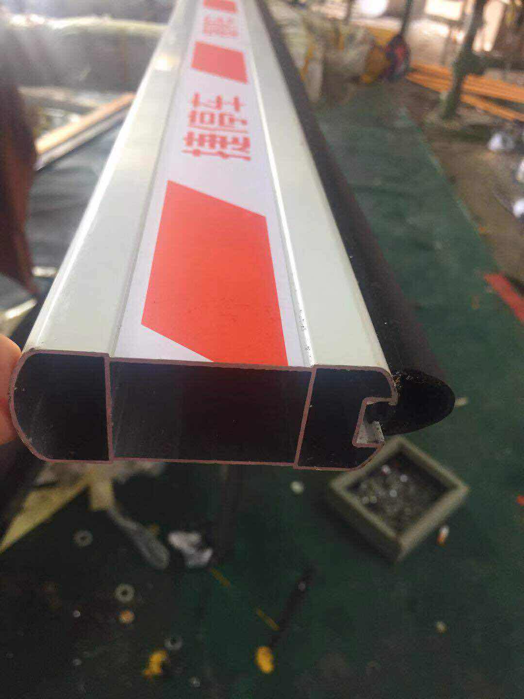捷停车道闸杆捷顺停车场小区门卫升降挡车栏杆包邮胶条曲臂铝合金