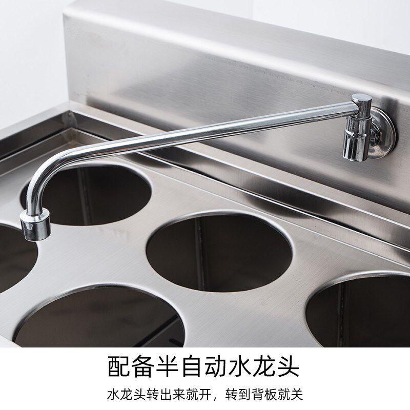 燃气煮面炉商用多功能摆摊车麻辣烫冒菜煮面机电热早餐米粉饺子锅