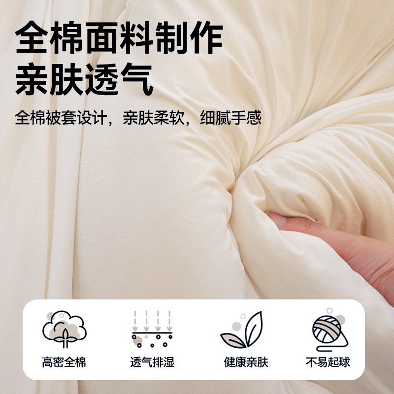 超软糯 二合一子母被拉链款四季通用 大豆纤维被子被芯冬被加厚