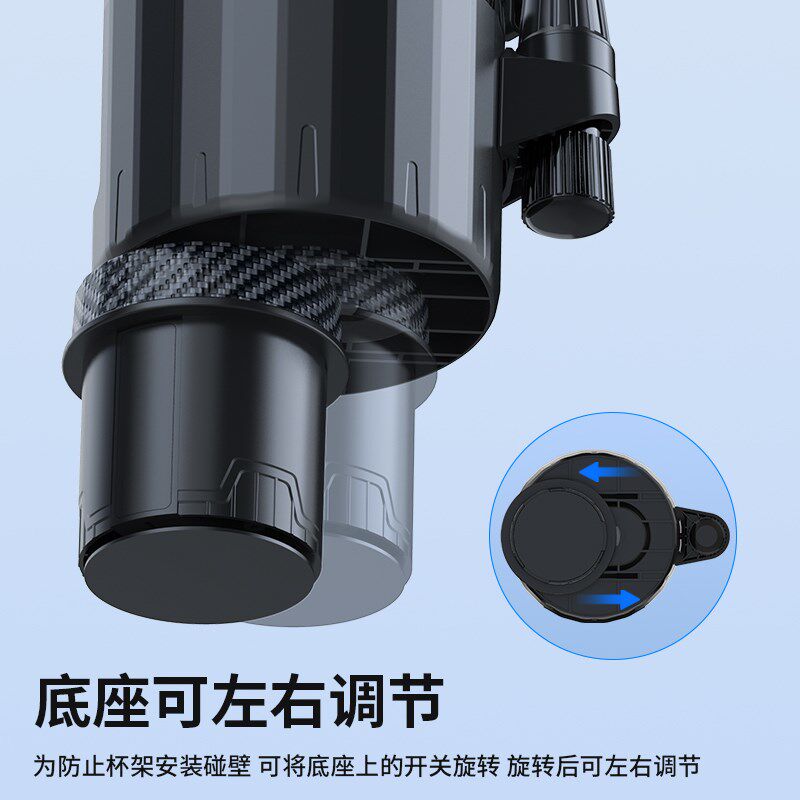 汽车车载平板支架ipad固定器中控前排车用导航手机架水杯副驾杯架
