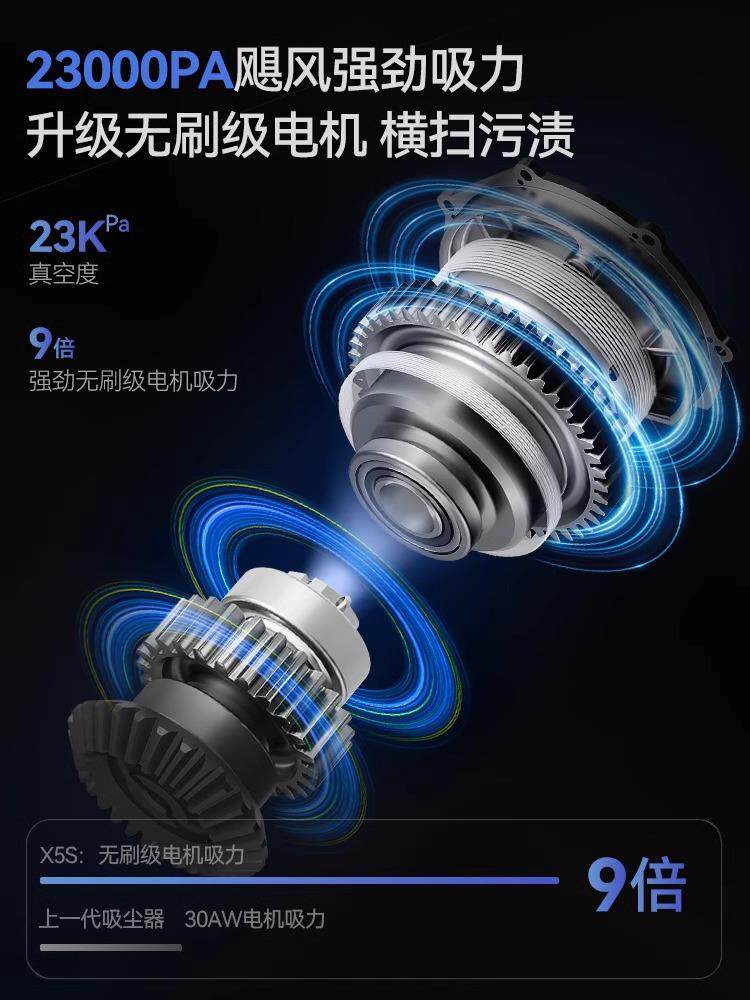 扬子吸尘器大吸力家用吸拖一体大功率手持小型地毯扫地拖地吸尘机