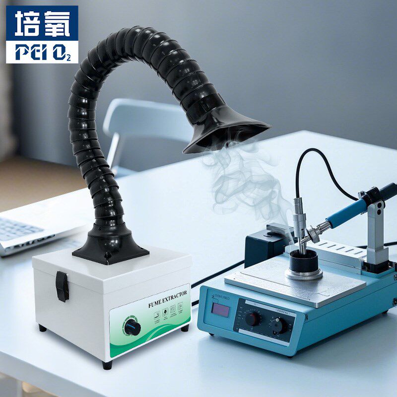 工业桌面焊锡吸烟机小型焊锡烟雾净化器烙铁焊接排风机除烟吸烟仪