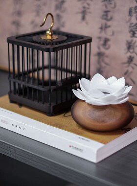 新中式风展示柜博古架艺术工艺品摆饰办公室柜子书柜装饰品样板间
