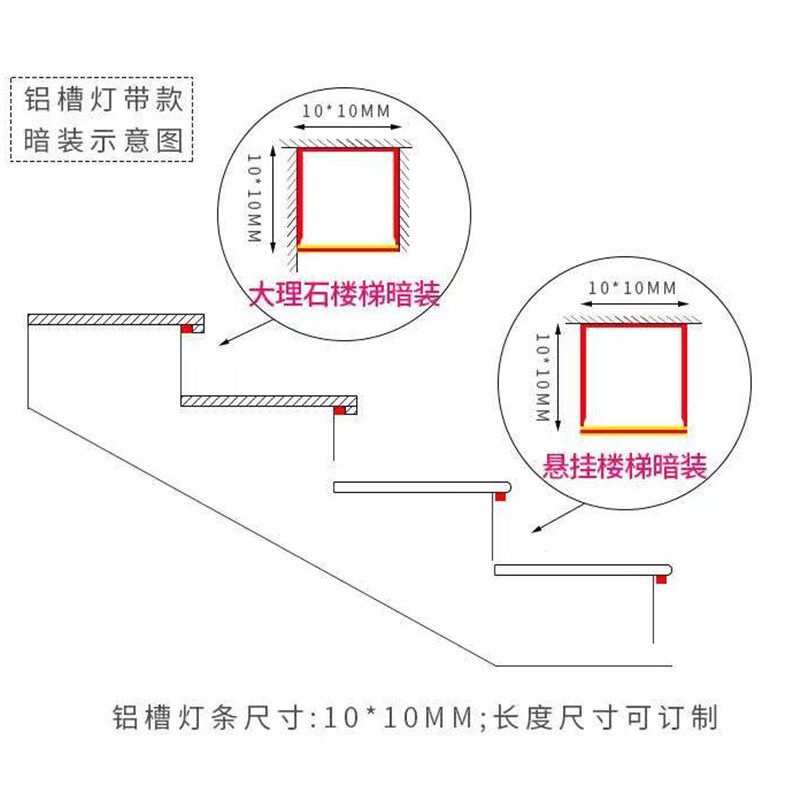 网红楼梯踏步灯智能感应脚踩音乐钢琴台阶楼道LED踢脚梯步线条灯