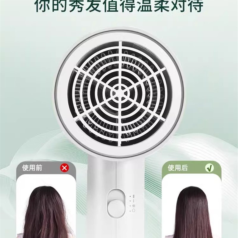 博锐电吹风机家用小型大功率发廊1800瓦护发速干折叠学生宿舍冷热