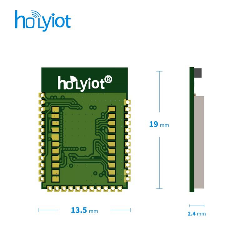 nRF5340全IO引出蓝牙模块多协议接口多速率传输低功耗陶瓷天线