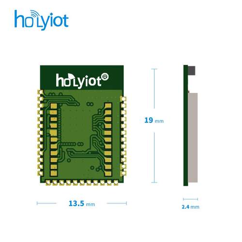 nRF5340全IO引出蓝牙模块多协议接口多速率传输低功耗陶瓷天线