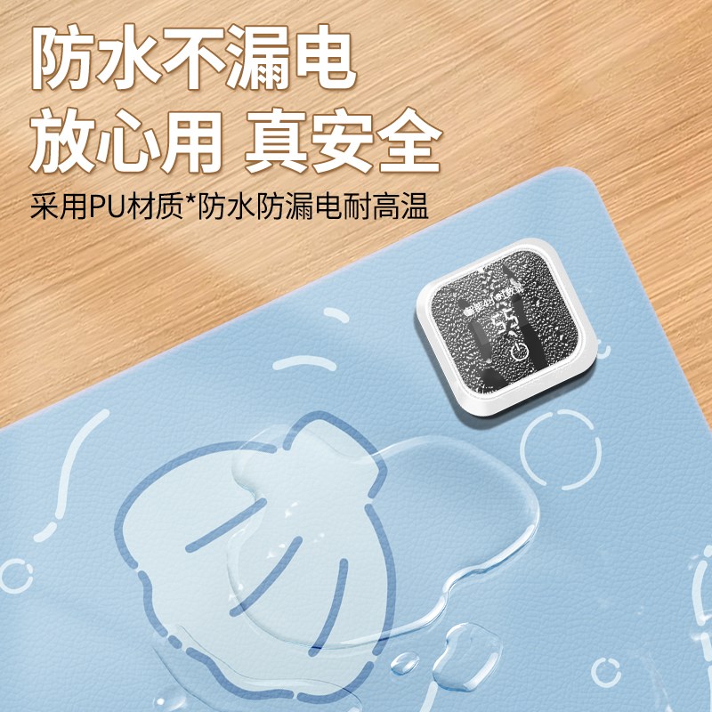 加热鼠标垫暖桌垫办公室桌面加热垫冬天学生写字暖手发热桌垫女生