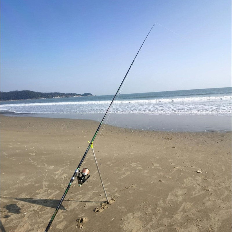 还出口钓鱼4.2和接力远距离抛杆37/40超硬锚杆抛杆富士十轴交叉炭