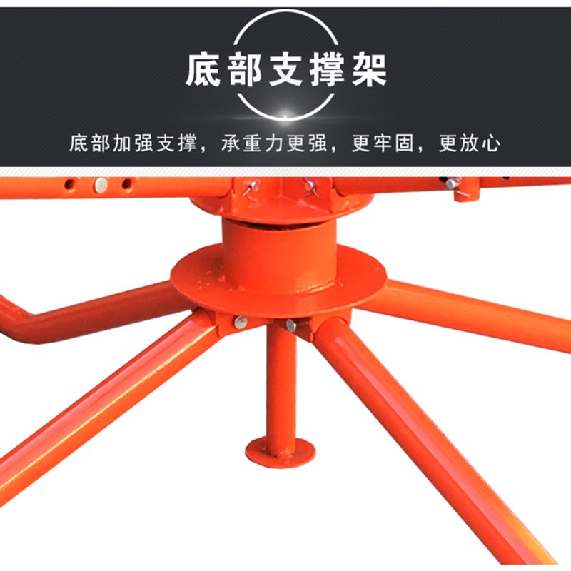 地暖放管器地暖管支架加厚加强阻尼轴承架子铺管盘管器铺地暖工具