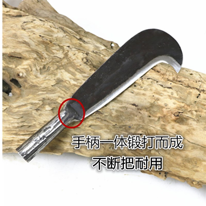 割草刀砍树刀砍竹刀砍柴劈柴刀阳江刀开路刀弹簧钢锻打刀农用镰刀