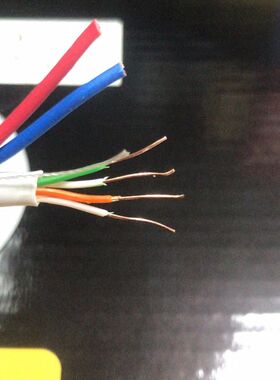 黑鹰威视  综合网线450W-4超五类无氧铜  室外电源网络一体线