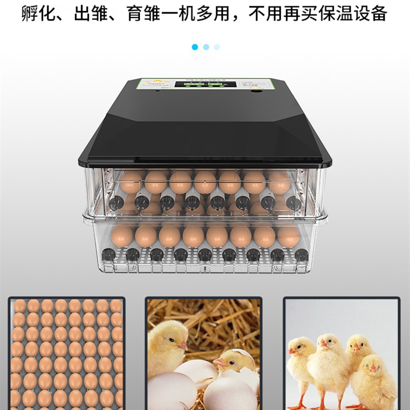 孵化器小型家用孵化机全自动智能孵化箱小鸡鸭鹅鸽鹦鹉种蛋孵蛋器