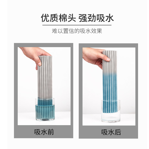 MEECAN/米创方便换棉闪电系列极速换棉头海绵吸水滚轮胶棉拖把头