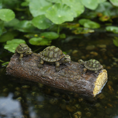 仿真浮水动物青蛙鳄鱼鸭子鱼缸装饰摆件入户花园池塘水面造景荷花
