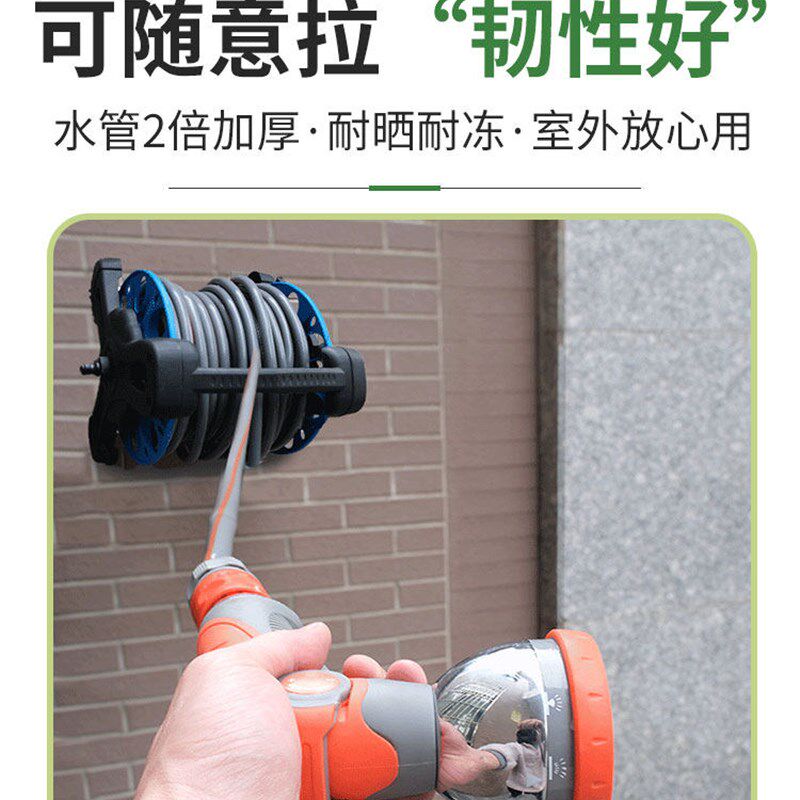 收管子卷管器收纳架水管软管卷盘绕管架浇花农用水管车圈盘机缠管